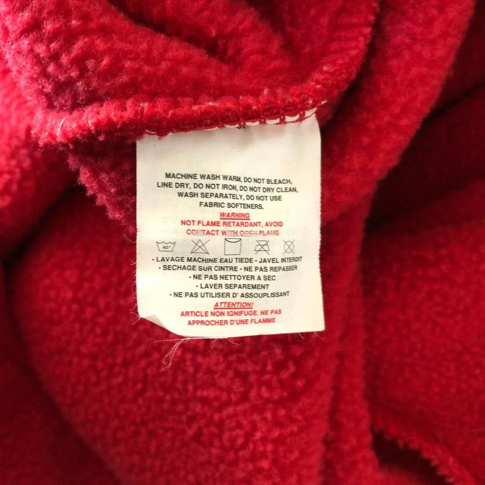 Patagonia Synchilla Snap-T Fleece Pullover Red Men's Size Large - Picture 5 of 7